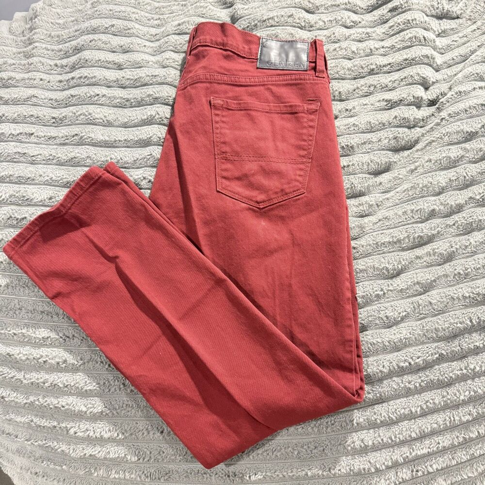Vintage Y2K UTILITY Red Parachute Cargo Pants Gorpcore